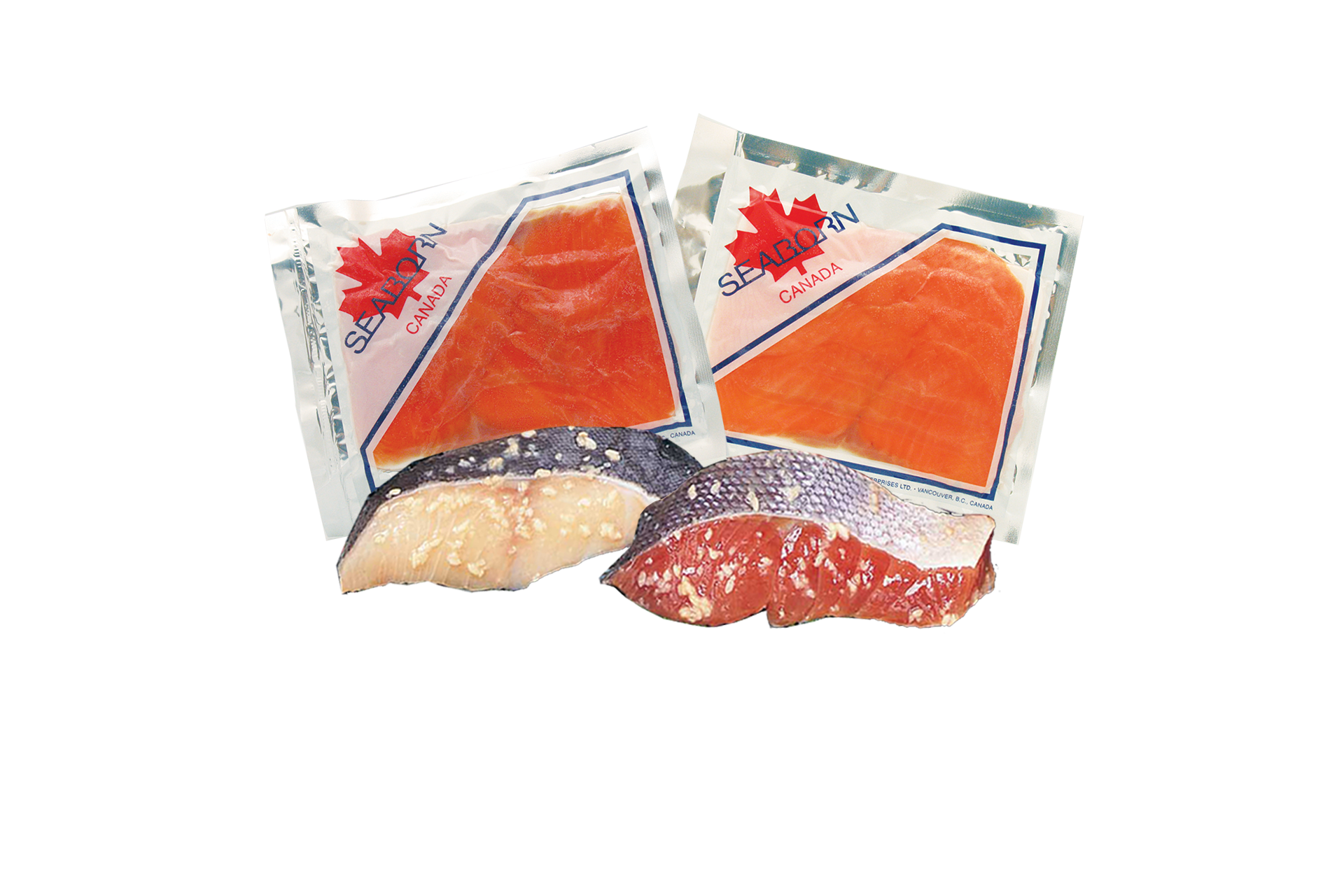 [SS-16] 冷凍スモークサーモン ＆ 二種の漬け魚