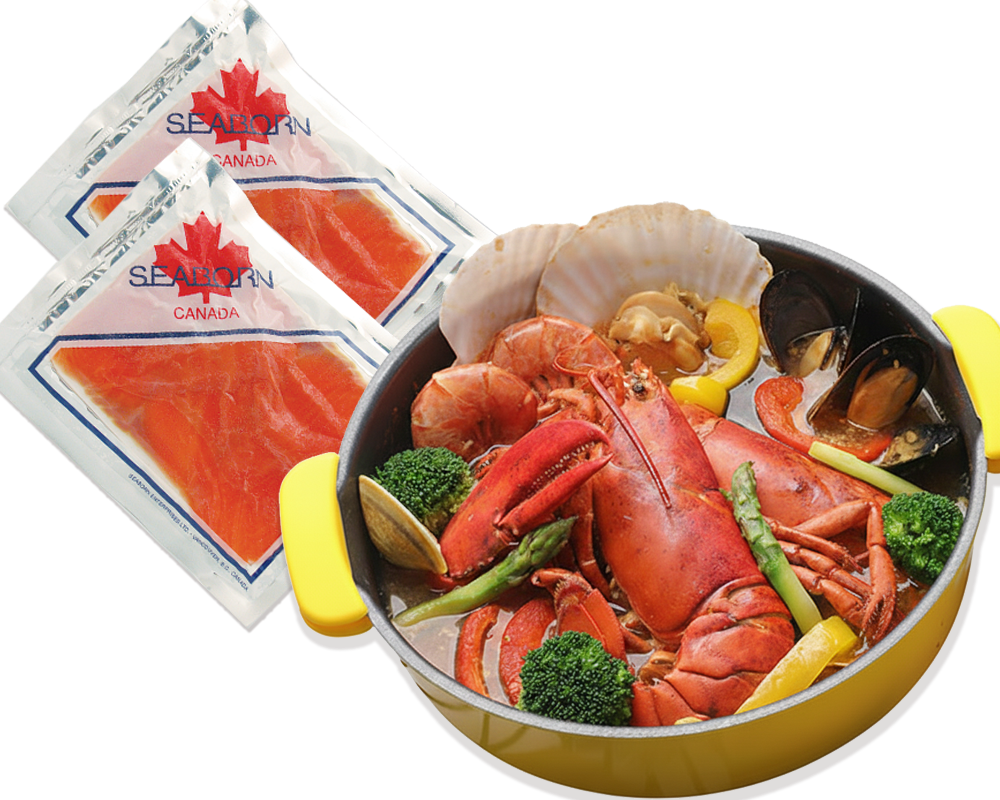 [SS-20] 冷凍スモークサーモン [紅] ＆ ロブスターブイヤベース