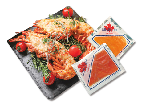 [SS-23] 冷凍スモークサーモン [紅&キング] ＆ ロブスターテルミドール（レンジアップ）